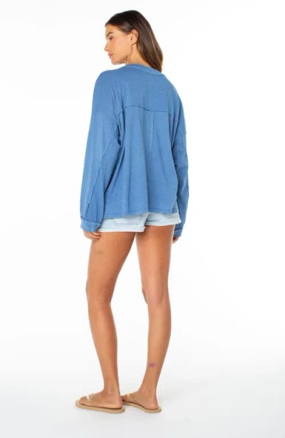 Roxy Changing Tides Sweatshirt In Blue