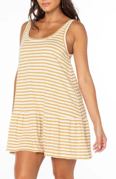 Roxy Still Salty Sleeveless Minidress In Multi