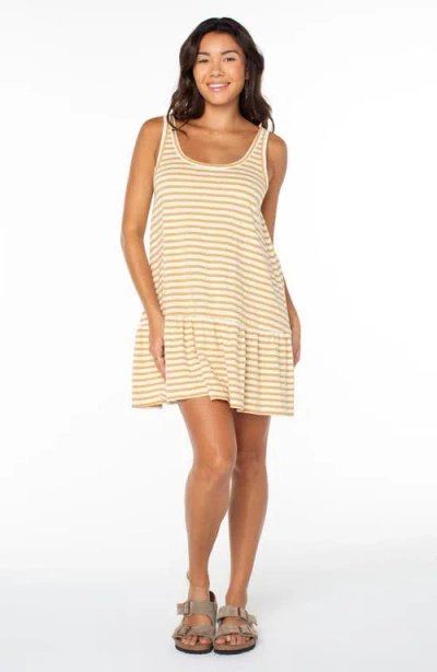 Roxy Still Salty Sleeveless Minidress In Multi