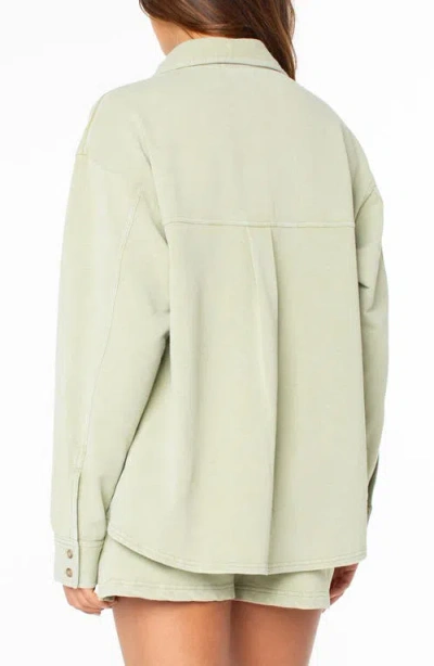 Roxy Dawn Light Button-up Shirt In Green