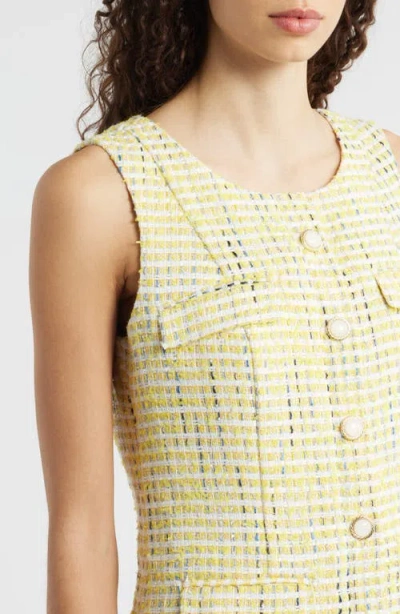 Lilly Pulitzer ® Bindy Limoncello Bouclé Shift Minidress In Yellow