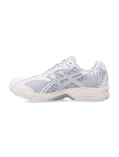 Asics Breathable Mesh Sneakers With Supportive Overlays In White