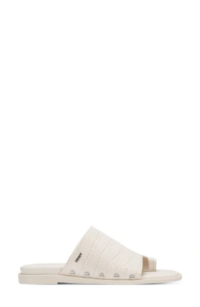 Dkny Colwyn Slide Sandal In White
