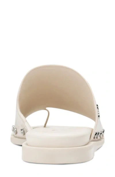 Dkny Colwyn Slide Sandal In White
