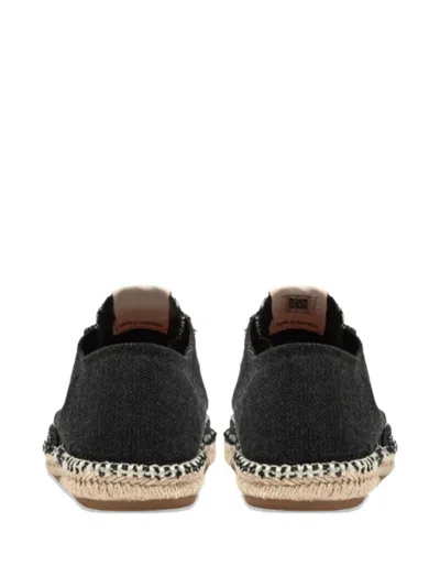 Autry Espadrillas Low Canvas Sneakers In Black