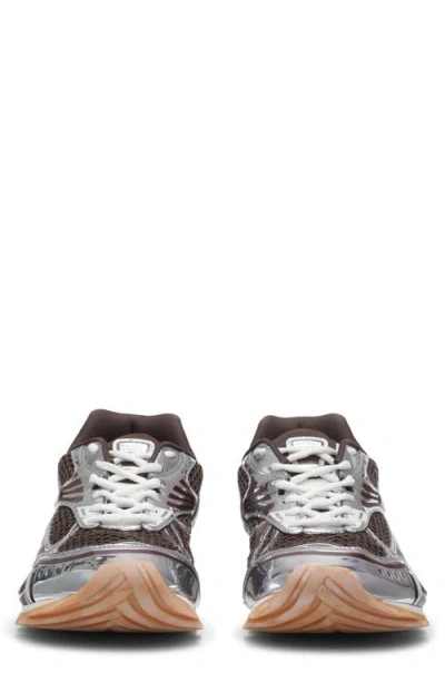 Bottega Veneta Men Fondant And Silver Technical Fabric And Mesh Orbit Sneakers In Multi