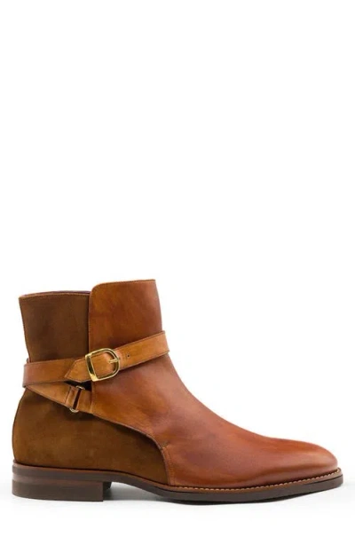 Zelli Italia Jodphur Buckle Strap Boot In Brown