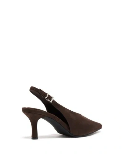 Therapy Australia Jacs Slingback Pointed Toe Pumps In Brown