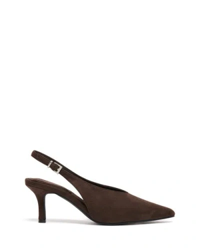 Therapy Australia Jacs Slingback Pointed Toe Pumps In Brown