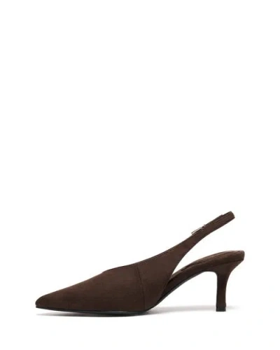 Therapy Australia Jacs Slingback Pointed Toe Pumps In Brown