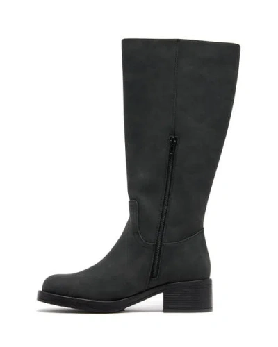 Therapy Australia Fever Square Toe Tall Boot In Black