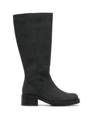 Therapy Australia Fever Square Toe Tall Boot In Black