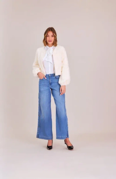 Anne Fontaine Flore Jackets In White