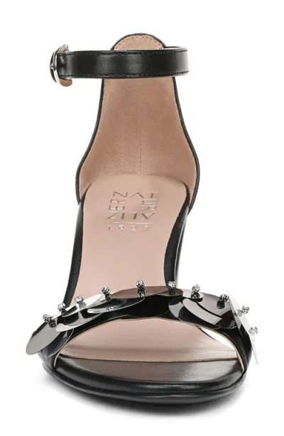Naturalizer Vera Glow Ankle Strap Sandal In Black