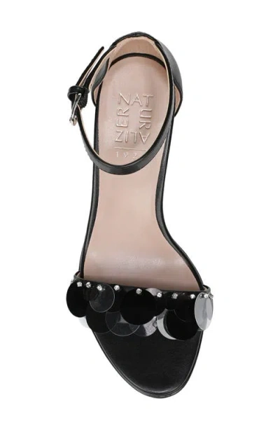 Naturalizer Vera Glow Ankle Strap Sandal In Black