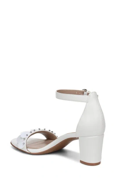Naturalizer Vera Glow Ankle Strap Sandal In White
