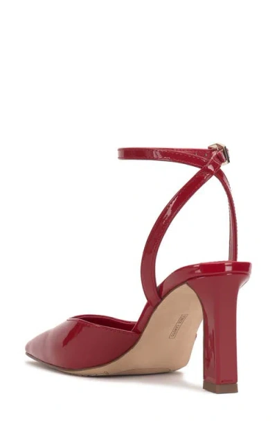 Vince Camuto Galees Ankle Strap Pump In Red