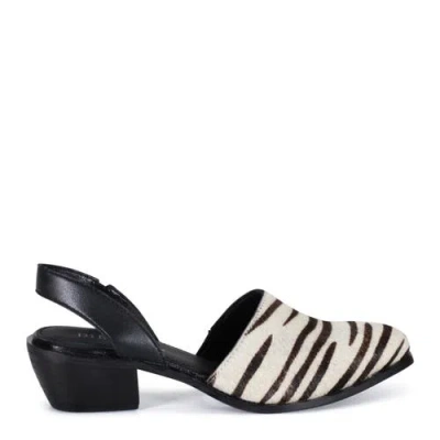 Diba True Pri Ority Leather Sling Back Western Shoe In Multi