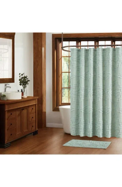 Pendleton Kiva Steps Shower Curtain In Green