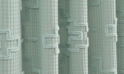 Pendleton Kiva Steps Shower Curtain In Green