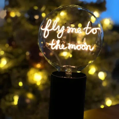 Mitb Fly Me To The Moon Portable Table Lamp In Black