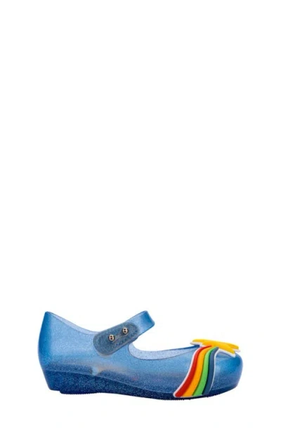 Mini Melissa Ultragirl Colors Mary Jane Flat In Blue