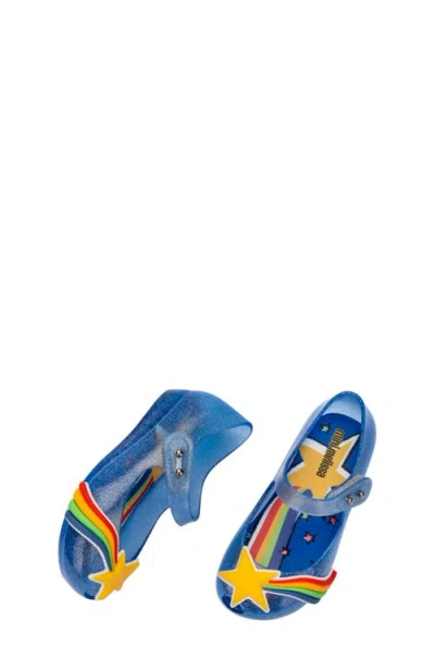 Mini Melissa Ultragirl Colors Mary Jane Flat In Blue