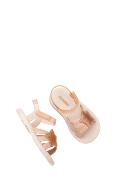 Mini Melissa Hip Sky Sandal In Neutral