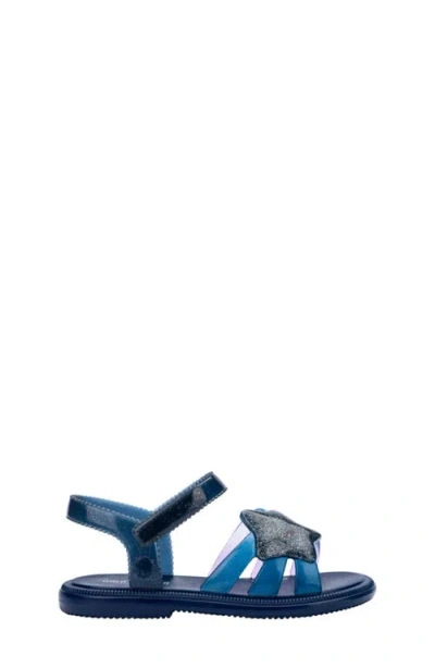 Mini Melissa Hip Sky Sandal In Blue