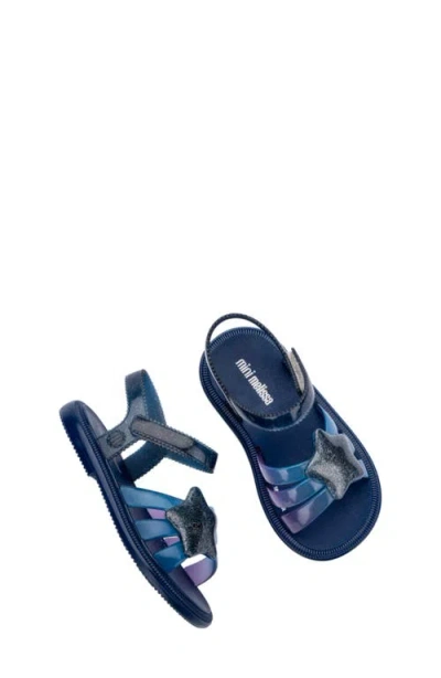 Mini Melissa Hip Sky Sandal In Blue