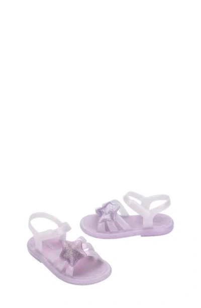 Mini Melissa Hip Sky Sandal In Purple