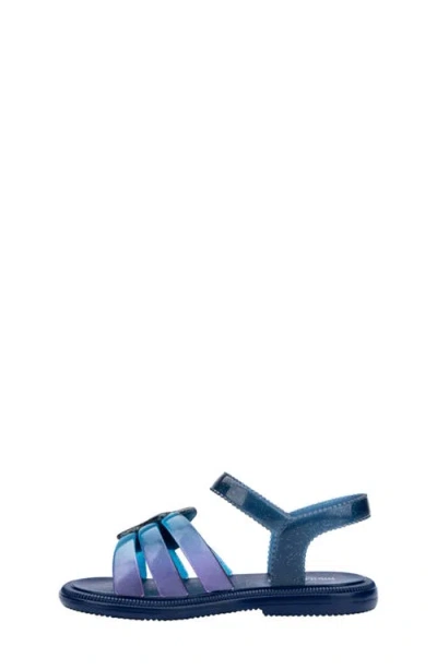 Mini Melissa Hip Sky Sandal In Blue