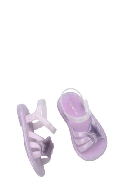 Mini Melissa Hip Sky Sandal In Purple