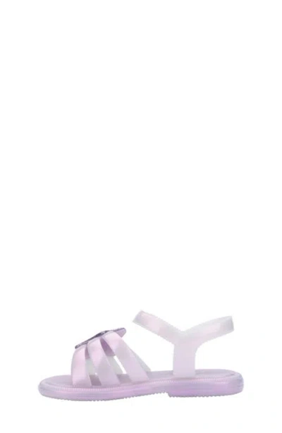 Mini Melissa Hip Sky Sandal In Purple
