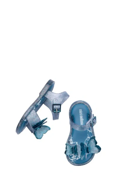 Mini Melissa Fly Iii Sandal In Blue