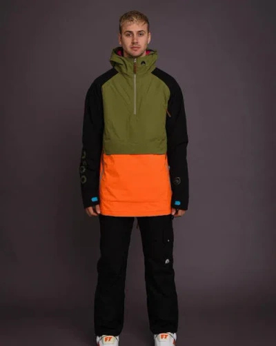 Oosc Snow Park Overhead Jacket In Black