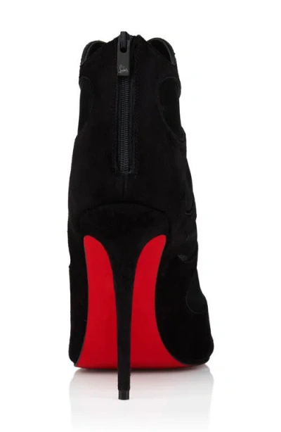 Christian Louboutin Circus Max Pointed Toe Bootie In Black