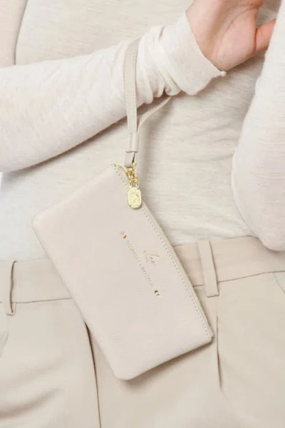 Katie Loxton Zodiac Wristlet Pouch In White