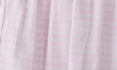 Eileen West Lace Eyelet Cotton Chemise In Pink