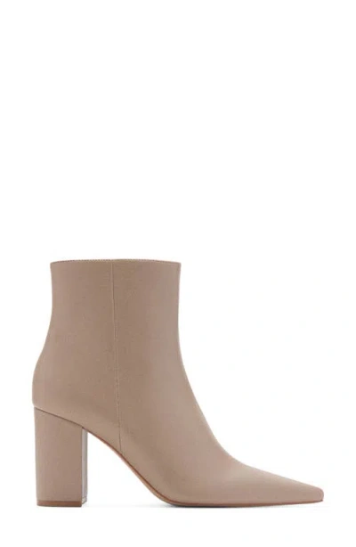 Mango Cobo Block Heel Bootie In Brown