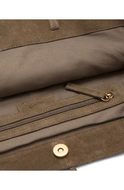 Mango Suede Shopper Bag In Pattern