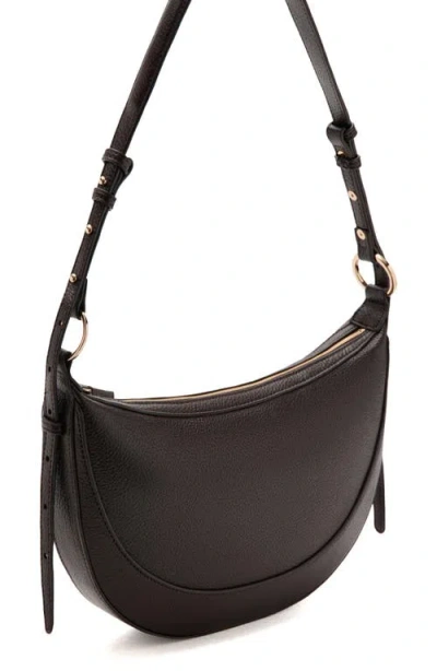 Mango Oval Faux Leather Shoulder Bag In Pattern