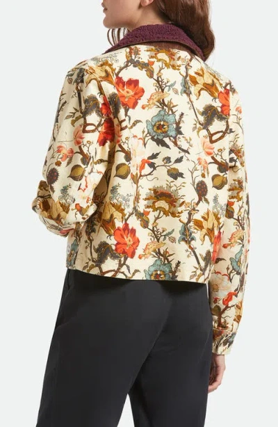 Brixton Mechanic's Garage Cotton Canvas Jacket In Green