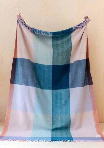 Tbco Recycled Wool Extra Large Throw Blanket In Pink