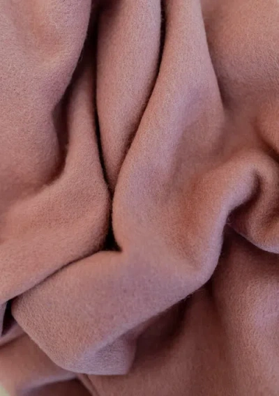 Tbco Lambswool Block Color Oversized Scarf In Pink