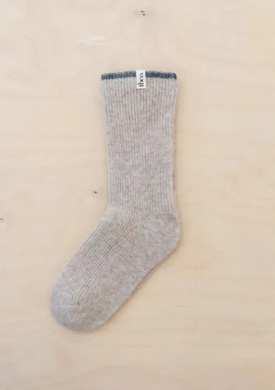 Tbco Cashmere & Merino Socks In Brown