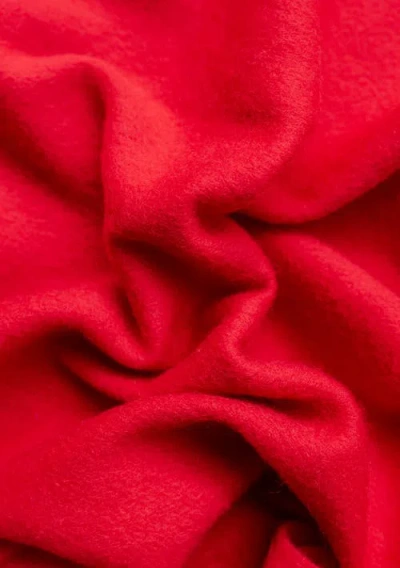 Tbco Lambswool Block Color Oversized Scarf In Red