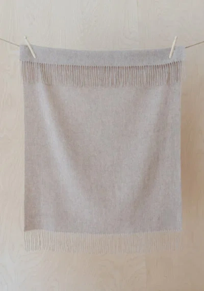 Tbco Lamsbwool Baby Blanket In Gray