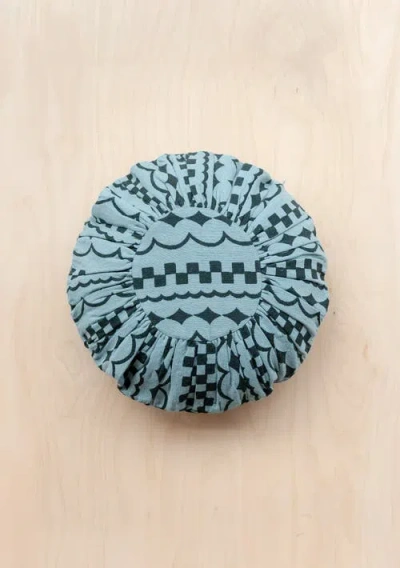 Tbco Cotton Checker Stripe Pillowcase In Green