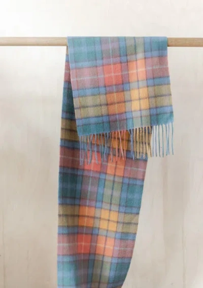 Tbco Lambswool Tartan Scarf In Multi